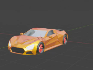 3d smart model car 3D Model