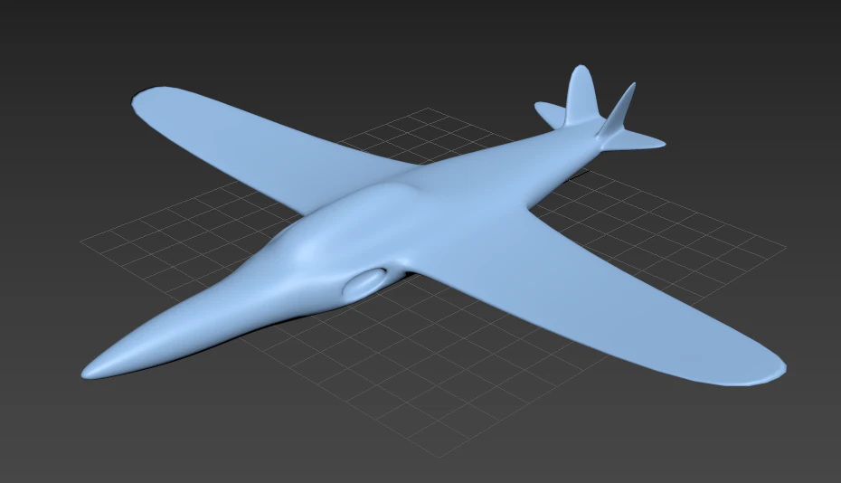 airplane 3D Model .c4d .max .obj .3ds .fbx .stl .blend 
