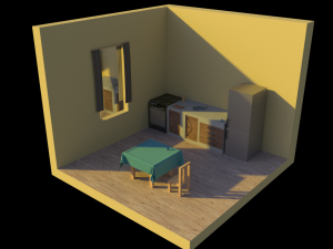 bookshelf Modèle 3D