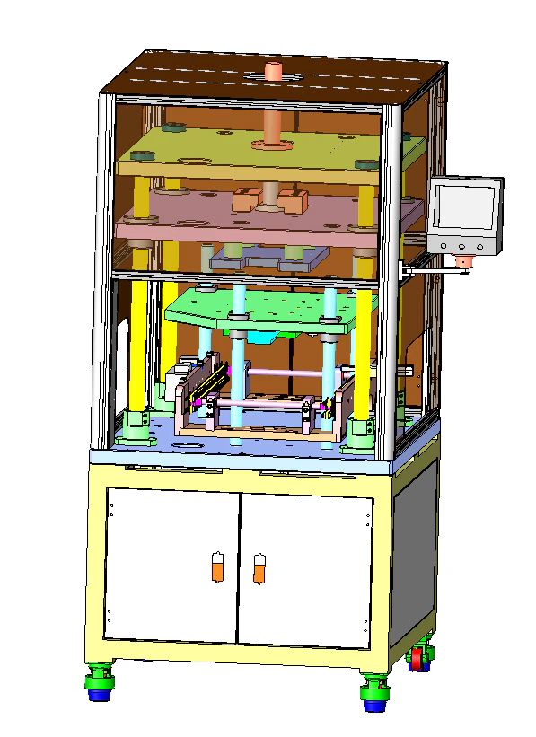 Automatic cutting machine 3D Model .c4d .max .obj .3ds .fbx .stl .blend