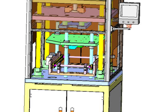 Automatic cutting machine 3D Model