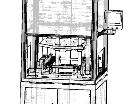 Automatic cutting machine 3Dモデル