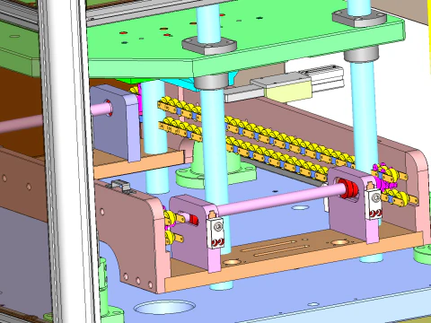 Automatic cutting machine 3D Model