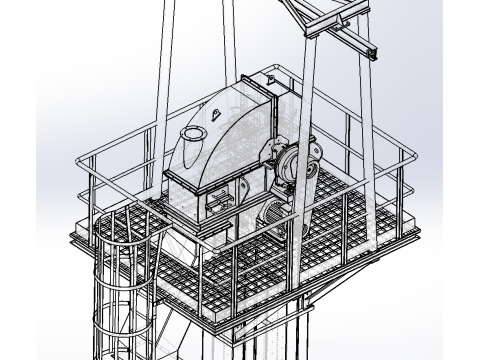 Bucket elevator Modelo 3D