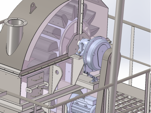 Bucket elevator Modello 3D