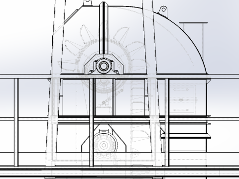 Bucket elevator Modelo 3D