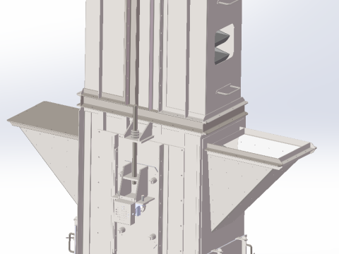 Bucket elevator Modelo 3D