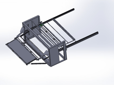 Leather conveyor Model 3D