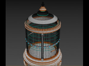 bird cage 3D 모델