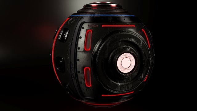 sci-fi drone 3D-Modell .c4d .max .obj .3ds .fbx .stl .blend 