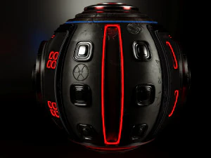 sci-fi drone 3D Model