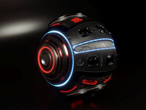 sci-fi drone 3D-Modell