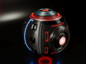 sci-fi drone 3D-Modell