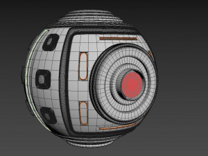 sci-fi drone 3D-Modell