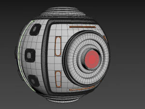 sci-fi drone 3D Model