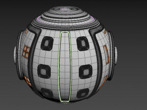 sci-fi drone 3D-Modell