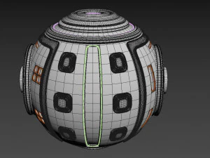 sci-fi drone 3D Model