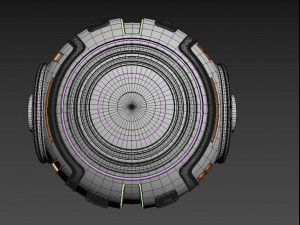 sci-fi drone 3D-Modell