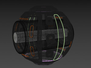sci-fi drone 3D-Modell