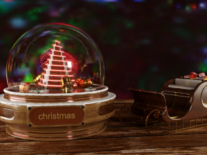 snowglobe Modèle 3D