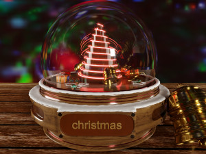 snowglobe Modèle 3D