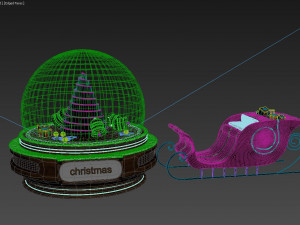 snowglobe Modèle 3D