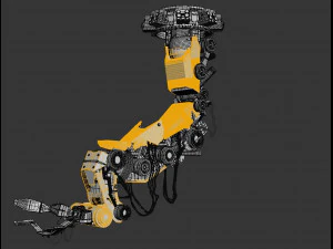 bra&ccedil;o rob&oacute;tico Modelo 3D