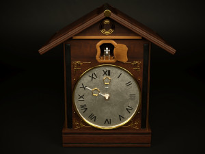 clock cuckoo 3Dモデル