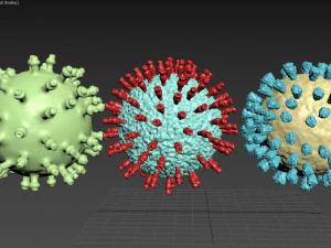 virus pack 3D Model