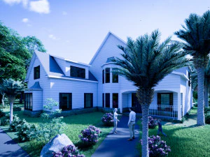 western house type 2 3D Model
