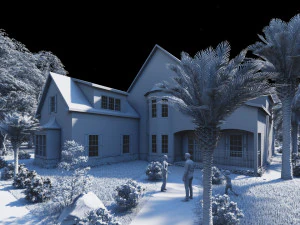 western house type 2 3D Model