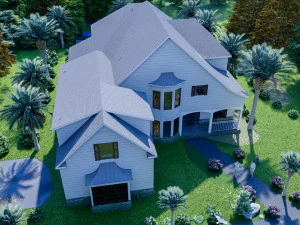 western house type 2 3D Model