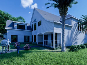 western house type 2 3D Model
