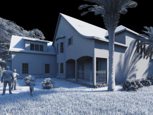western house type 2 3D Model