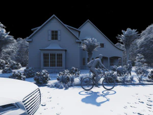 western house type 2 3D Model