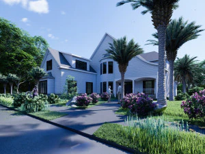 western house type 2 3D Model