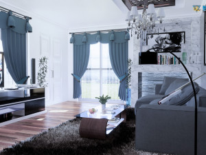 modern living room type 1 3D-Modell
