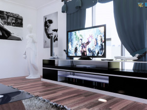 modern living room type 1 3D-Modell