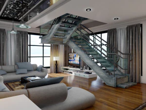 modern living room type 2 3D Model