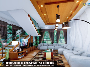modern living room type 3 3D-Modell