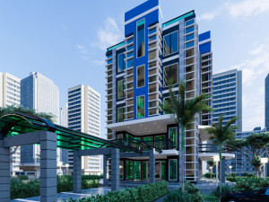modern hotel type 1 Model 3D