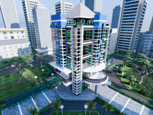 modern hotel type 1 Model 3D