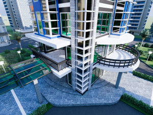 modern hotel type 1 Model 3D