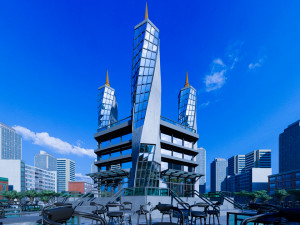 modern skycraper 1 Modelo 3D