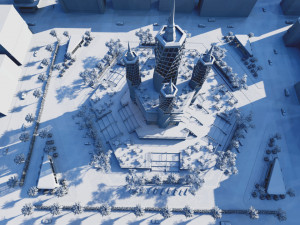 modern skycraper 1 Modelo 3D
