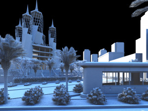 modern skycraper 1 Modelo 3D
