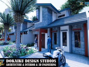 modern housing type 1 Model 3D