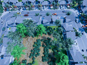 modern housing type 1 3D 모델