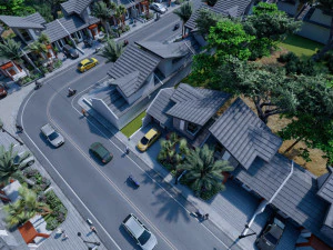 modern housing type 1 3D Model