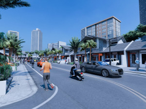 modern housing type 1 3D 모델
